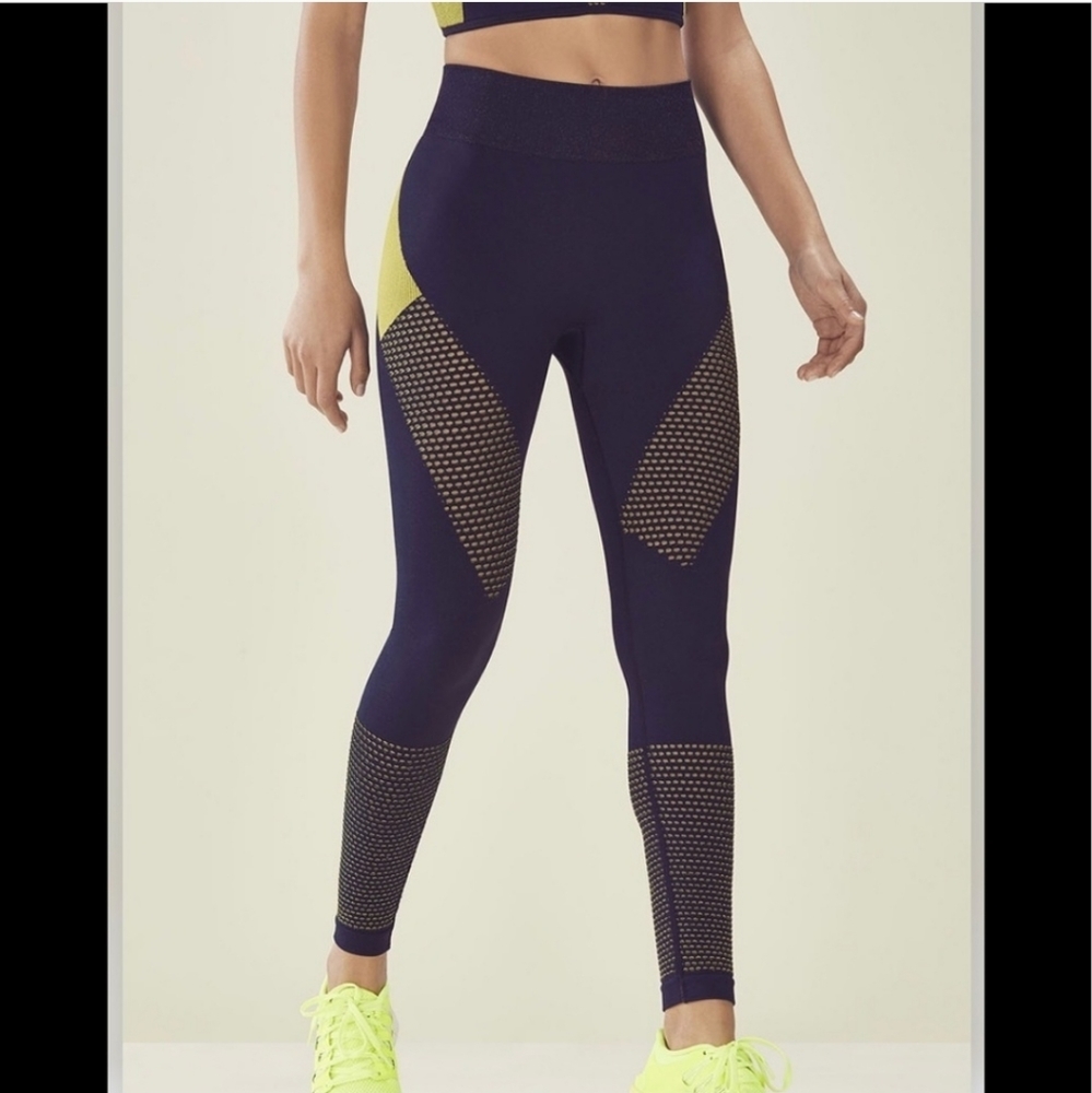 Fabletics Demi Lovato Leggings Colorblock Two Tone